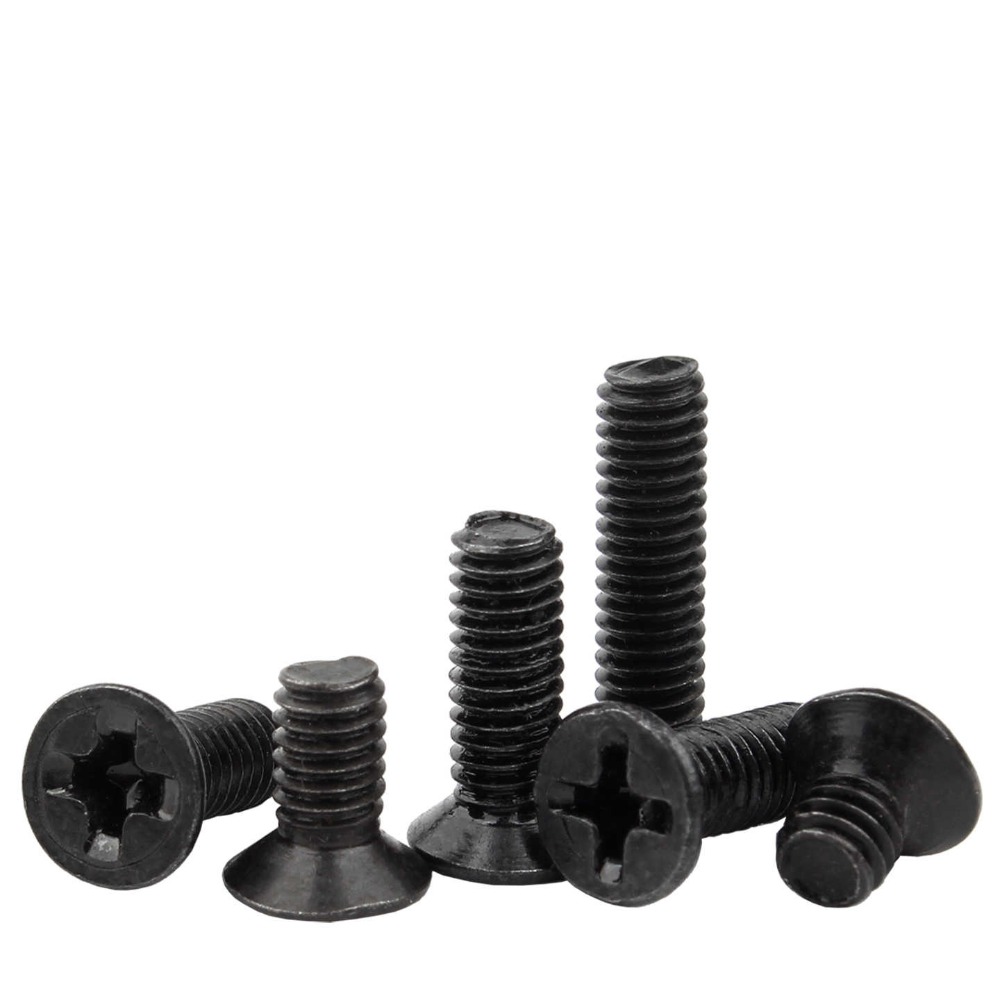 Black Carbon Steel Flat Head C - Furniture Hardware Lowes recension och pris
