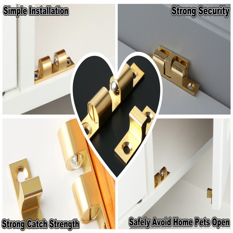 3/6pcs Cabinet Closet Door Bal - Furniture Hardware Fitting recension och pris